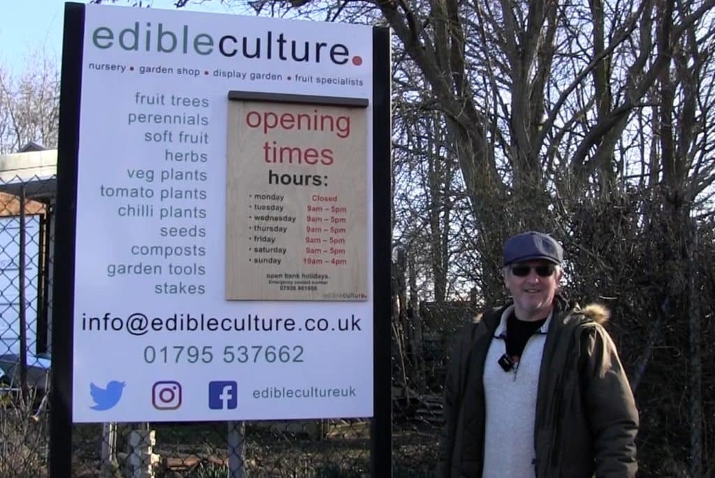 Visiting Edible Culture for their plastic free compost