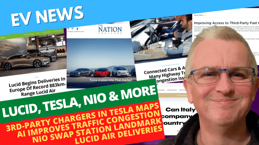 EV news including Lucid Air deliveries