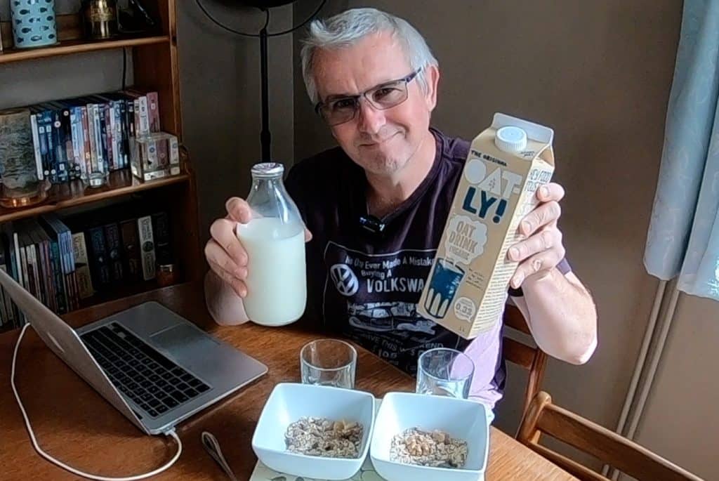 Replacing dairy with plant-based milk