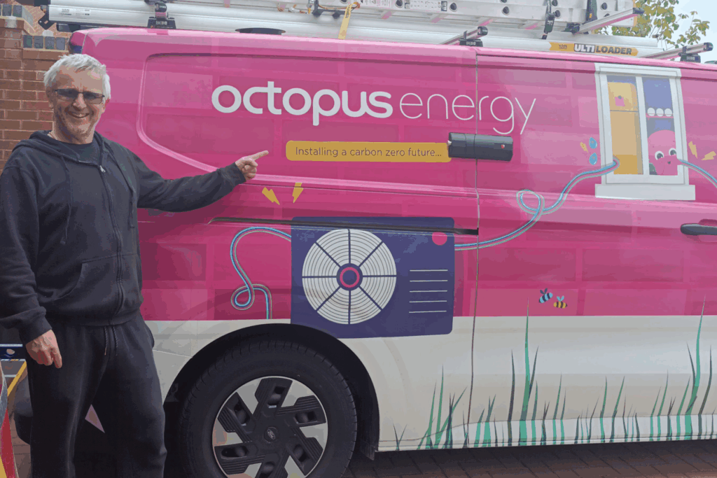 Octopus Heat pump install van
