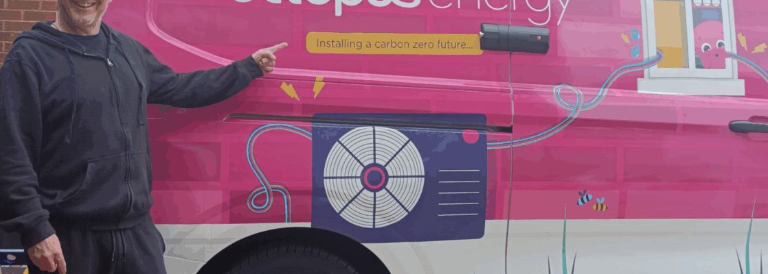Octopus Heat pump install van